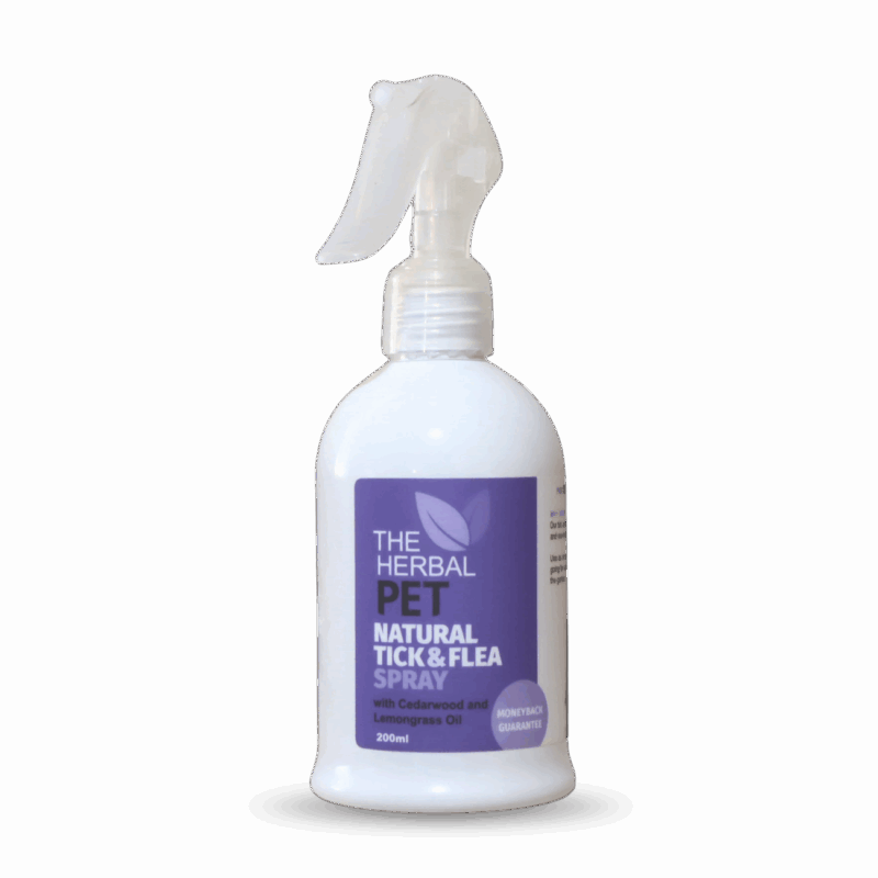 the herbal pet natural tick and flea spray